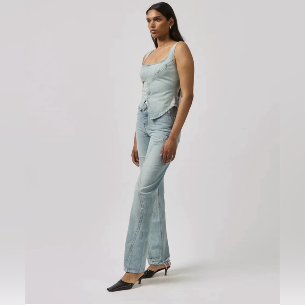 Denim Crop Top